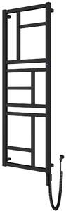 Instal Projekt Mondrian încălzitor electric 83.2x40 cm negru MONE-40/80C31+GH-03C2