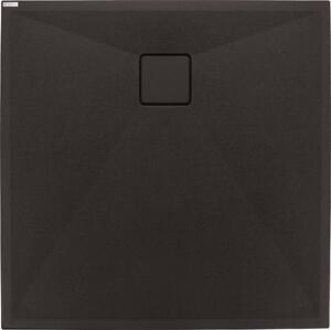 Deante Correo cădiță de duș pătrată 80x80 cm negru KQR_N42B
