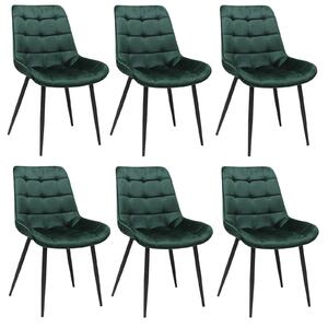 Set 6 Scaune Onix Verde Închis