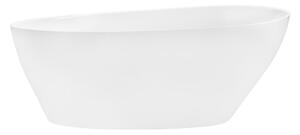 Besco Goya cadă freestanding 140.5x62.5 cm ovală alb #WMD-140-G