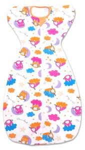 Sistem de infasat bebe Kidizi Swaddel Confort O a Cloud 0-4 luni – anti reflex Moro, 100% bumbac, fermoar dublu, 0.5 TOG