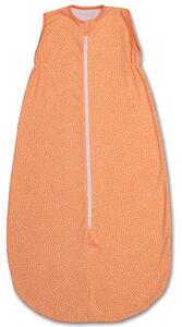 Sac dormit copii de vara 0-18 luni Kidizi Orange Spots, 80 cm, 0.5 tog