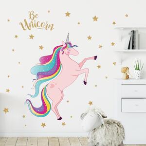 Autocolant de perete "Unicorn" 80x72 cm