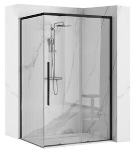Cabina de dus SOLAR BLACK MAT 80x100 cm