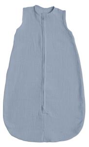 Sac de dormit de vara pentru copii din muselina dubla 0-6 luni Kidizi jeans bumbac 100%, 0.3 tog