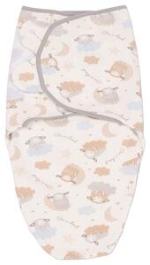 Sistem de infasat reglabil din bumbac flausat 0-3 luni Kidizi On a Cloud Pastel, 1 tog, pentru toamna / iarna