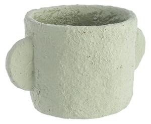 Ghiveci, Ercolano Round, Bizzotto, 21x15x12.5 cm, ciment, verde