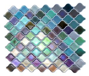 Placi de adeziv - mozaic 3D - Lacrimi colorate 21,0 x 24,5 cm
