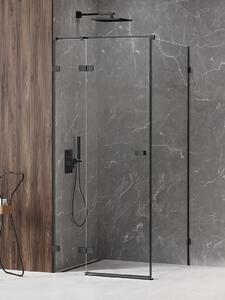 New Trendy Avexa Black cabină de duș 90x90 cm pătrat negru mat/sticlă transparentă EXK-1576