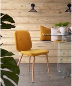 Pernă scaun Kave Home Stick, galben