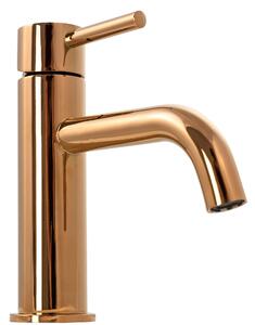 Baterie pentru lavoar Rea Lungo ROSE Gold roz Auriu Low