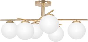 Kaja Rea lampă de tavan 6x10 W alb-auriu K-5424