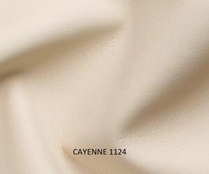 Canapea BELLAGIO, 3 locuri, piele ecologica crem - Cayenne 1124, 235X9