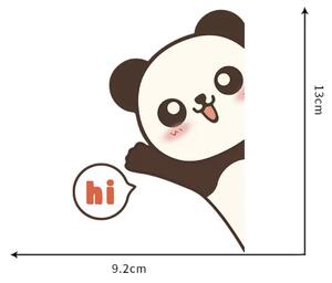 Autocolante pentru întrerupător "Urs Panda" 9x13 cm