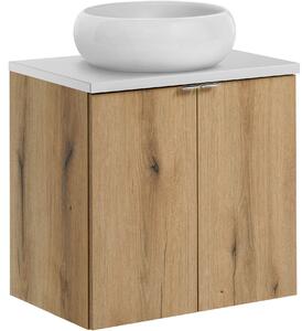 Set dulap Comad Nova Oak NOVA OAK A 82-60-2D, lavoar Comad Wiki UN-WIKI-SW, NOVA WHITE 89-60