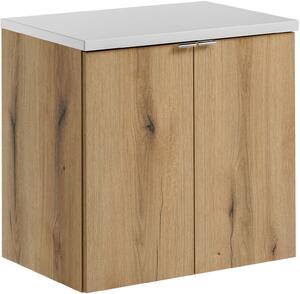 Set dulap Comad Nova Oak NOVA OAK A 82-60-2D, blat Comad Nova White NOVA WHITE 89-60