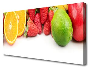 Tablou pe panza canvas Fructe de bucătărie Portocaliu Roșu Verde