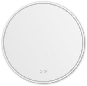 Zuma Line oglindă 60x60 cm rotund cu iluminare cu covoraș de încălzire D3004-60