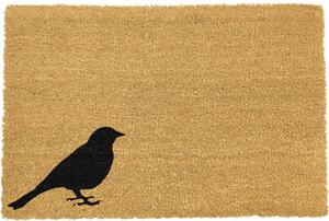 Covoraș intrare din fibre de cocos Artsy Doormats Bird, 40 x 60 cm