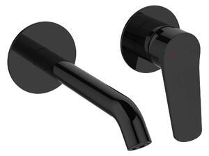Invena Alonia baterie lavoar ascuns negru BP-70-U04