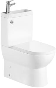 Aqualine Jalta Hygie vas compact cu funcția de lavoar alb PB103H