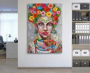 Sticla - Floral Portrait 50 x 70 cm