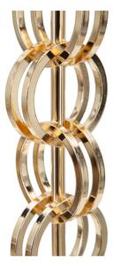 Veioză Mauro Ferretti Glam Rings, înălțime 54,5 cm, negru-auriu