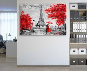 Sticla - Love in Paris 50 x 70 cm