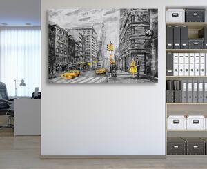 Sticla - New York Taxi 50 x 70 cm