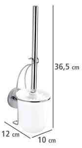 Perie pentru toaletă Wenko cu sistem de prindere Vacuum-Loc, până la 33 kg