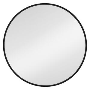 Dubiel Vitrum Zoe oglindă 80x80 cm rotund cu iluminare negru 5905241012988