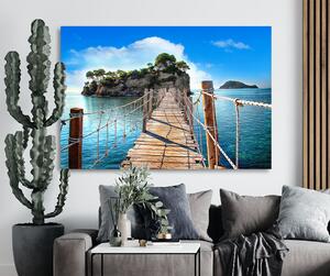 Canvas - Paradise Bridge 50 x 70 cm