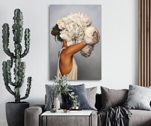 Canvas - Floral Mask 50 x 70 cm