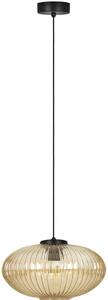 Kaja Drop lampă suspendată 1x15 W negru-chihlimbar K-5673