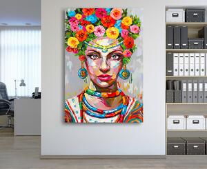 Canvas - Floral Portrait 50 x 70 cm