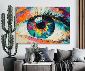 Canvas - Watercolor Eye 50 x 70 cm