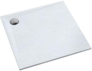 Schedline Libra White Stone cădiță de duș pătrată 90x90 cm alb 3SP.L1K-9090/B/ST