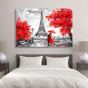 Canvas - Love in Paris 50 x 70 cm