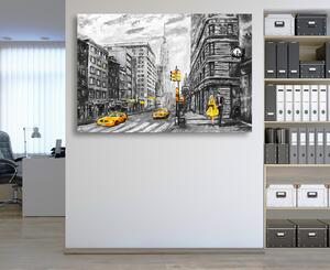 Canvas - New York Taxi 50 x 70 cm