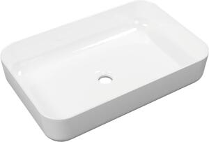 Excellent Cori 2.0 lavoar 58x38 cm dreptunghiular de blat alb luciu CEEX.6901.580.WH