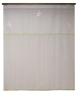 Perdea Velaria sable alb cu petale, 140x150 cm