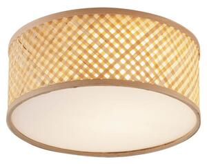 Plafonieră orientală din bambus natural 30cm - Tremmo
