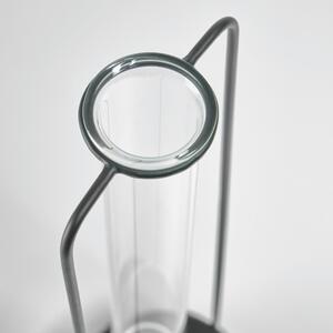 Vaza din sticlă Kave Home Mash, înălțime 31,5 cm