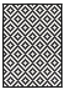 Covor reversibil Narma Viki, 70 x 140 cm, alb-negru