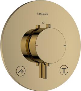Hansgrohe Ecostat Comfort S baterie cadă-duș ascuns cu termostat auriu 33715990