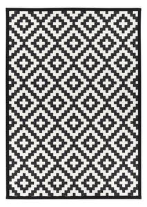 Covor reversibil Narma Viki, 70 x 140 cm, alb-negru
