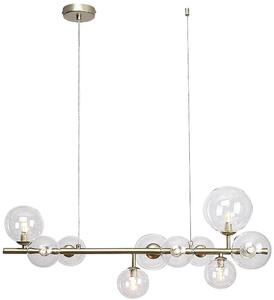 Rabalux Aslov lampă suspendată x28 W transparent-auriu 72298
