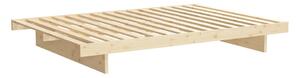 Pat dublu din lemn de pin Karup Design Kanso, 140 x 200 cm