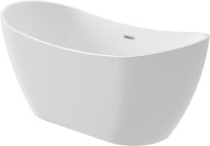 Deante Arnika cadă freestanding 160x72 cm ovală alb KDA_016V