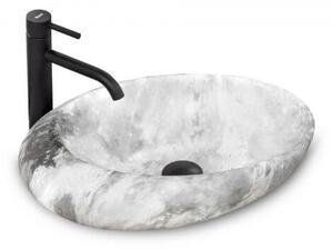 Lavoar Roxy Marmura Gri ceramica sanitara – 49 cm